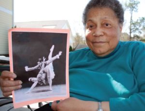 Former Dancer Lucinda Ransom at home at Carillon Assisted Living of Wake Forest