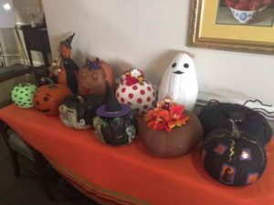 Pumpkin Painting at Carillon Assisted Living 2016